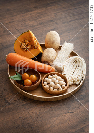 冬至の七種　冬至の食べ物 132766735
