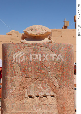 カルナック神殿・幸運のスカラベ（Karnak Temple） 132766876