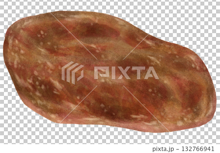 Grilled beef illustration 132766941