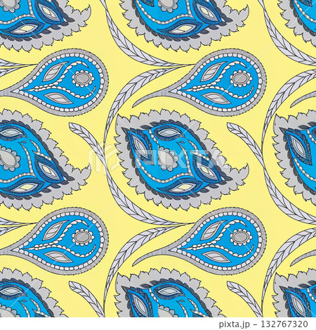 seamless vector pattern in the style of art deco, vintage, retro, vintage, wallpaper, design, textile, wrapping paper, packaging, background 132767320