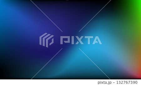 Dark Abstract Gradient Background with Deep Blue and Cyan Glow 132767390