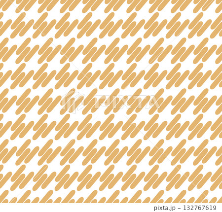 Abstract geometric pattern with stripes, lines. Seamless vector background. White and golden ornament. Simple lattice graphic design 132767619