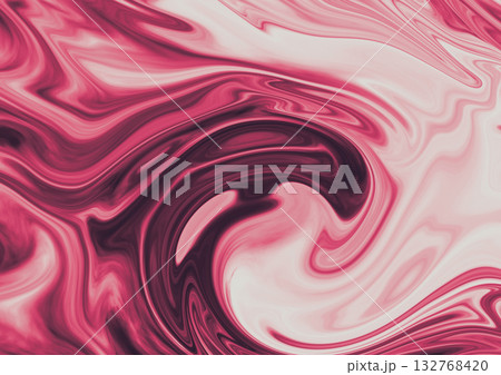 カシス色の鮮やかで美しいマーブル模様の背景画像 132768420