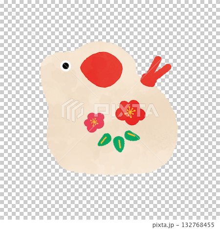 子年の置物イラスト 水彩タッチ 子年の置物イラスト 水彩タッチ 132768455