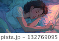 眠る女性  132769095