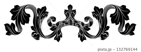 Filigree Crest Coat of Arms Heraldic Pattern Motif Filigree Crest Coat of Arms Heraldic Pattern Motif 132769144