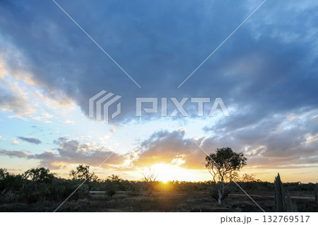 The rough outback of Northern Queensland 132769517