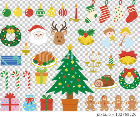 聖誕節例證集合 聖誕節例證集合 132769520