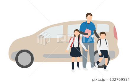 放課後デイサービスの送迎 ／降 132769554