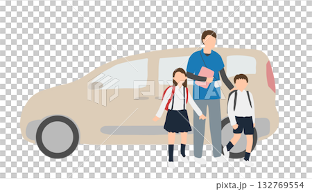 放課後デイサービスの送迎 ／降 132769554