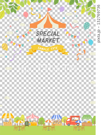 Marche event illustration frame 132769736