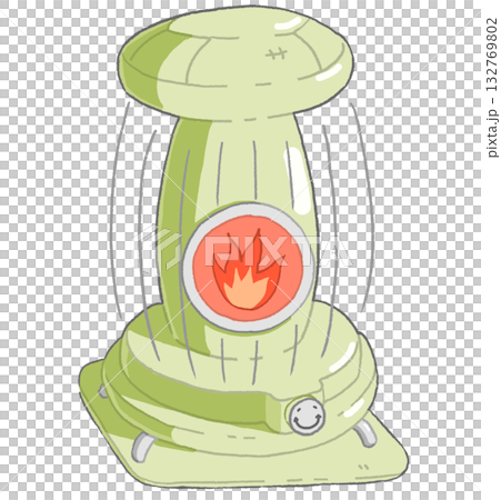 手繪可愛暖爐插圖（冬季取暖、爐灶、溫暖生活） 132769802