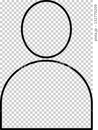 simple icon of a person simple icon of a person 132770209