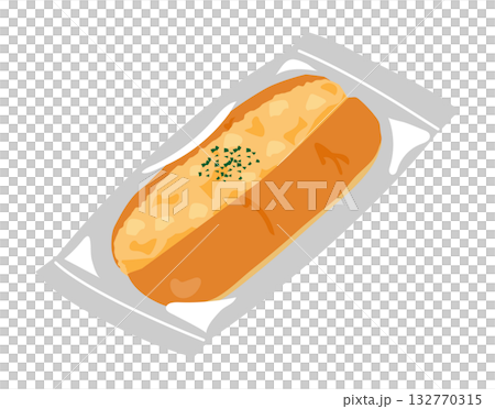 雞蛋麵包插圖 132770315