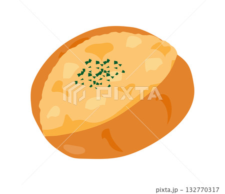 たまごパンのイラスト 132770317