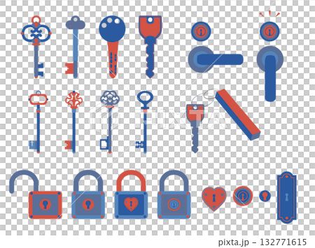 鍵のセット 132771615