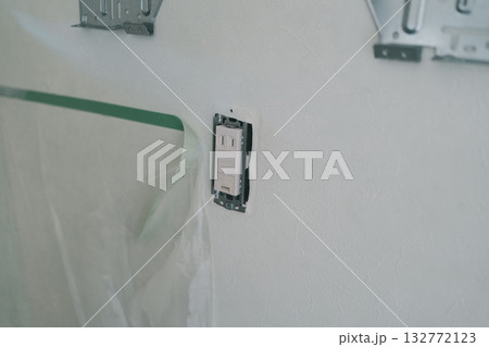 installation of an air conditioner 132772123