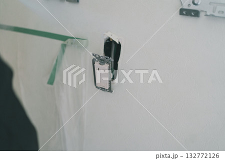 installation of an air conditioner installation of an air conditioner 132772126