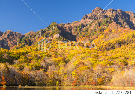 《長野県》鏡池・紅葉最盛期の戸隠 132772281