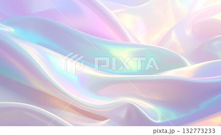 文字や背景の装飾に使える光沢のあるカラフルなマーブル模様の布13 文字や背景の装飾に使える光沢のあるカラフルなマーブル模様の布13 132773233