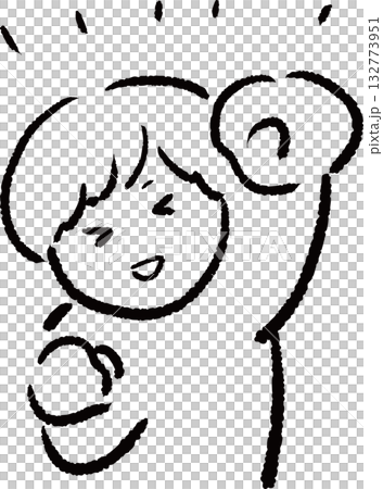 喜ぶ人のイラスト 132773951