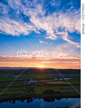 夕景 夕景 132774423