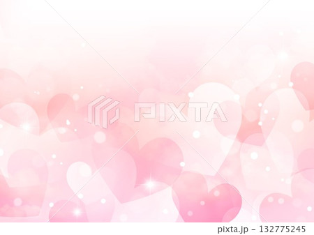 ハートが散らばった背景 132775245