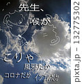何かの形に見える雲 132775302