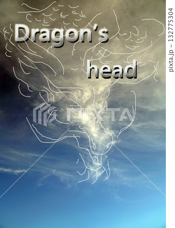 何かの形に見える雲 何かの形に見える雲 132775304