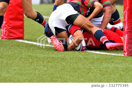 ラグビー、高校ラグビー ラグビー、高校ラグビー 132775395