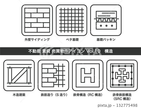 不動産 物件アイコン Vol.10 132775498
