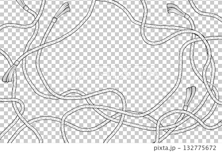 Monochrome material of string frame Monochrome material of string frame 132775672