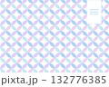Floral Japanese seamless pattern in pastel purple and blue color for fabric, wallpapers, poster, card in asian design and more. Geometric template in vector format 132776385
