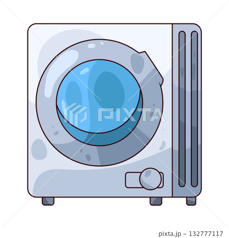 illustration of washing machine 132777117