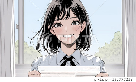 書類を確認するビジネスウーマン