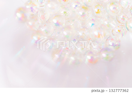 ガラス玉・キラキラ 背景素材 132777362