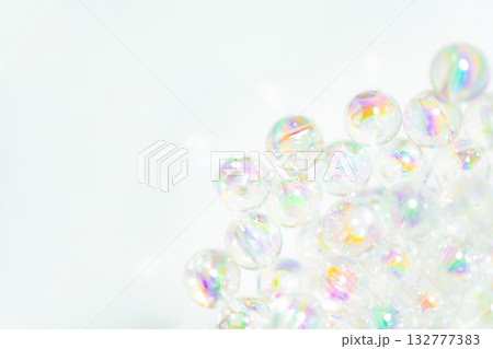 ガラス玉・キラキラ 背景素材 132777383
