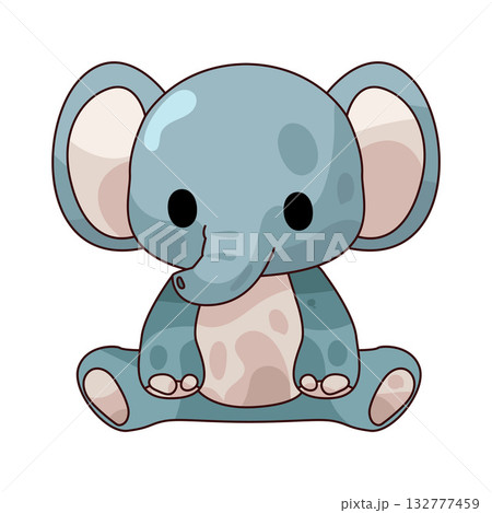 illustration of Elephant Stuffed Animal illustration of Elephant Stuffed Animal 132777459