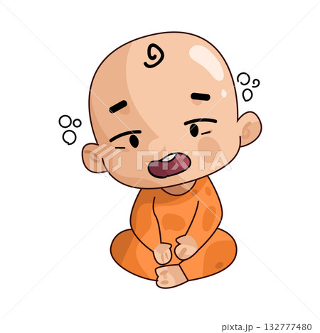 illustration of Baby Awake 132777480