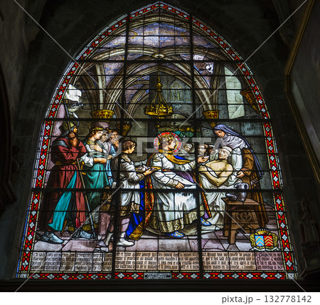 Saint Jacques church, Compiegne, Oise, France Saint Jacques church, Compiegne, Oise, France 132778142