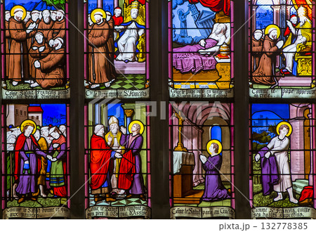 Saint-Aubin church in Guerande, France 132778385