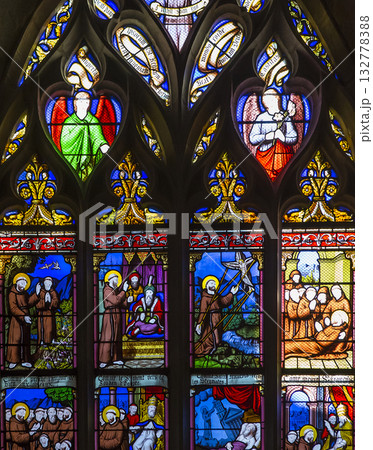 Saint-Aubin church in Guerande, France Saint-Aubin church in Guerande, France 132778388