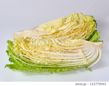 chinese cabbage on a white background 132779091