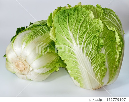 chinese cabbage on a white background 132779107