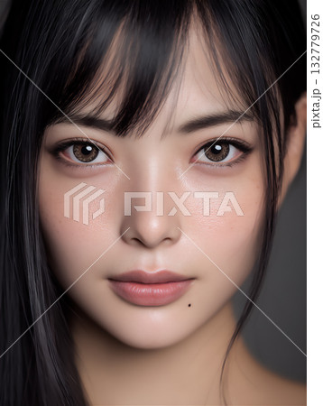 美しい女性のポートレート 132779726