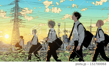 仕事の成功を心から喜んでいるビジネスパーソン