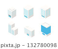 様々な建物のイラスト 132780098