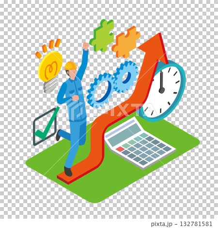 Kaizen effect and happy workers 132781581