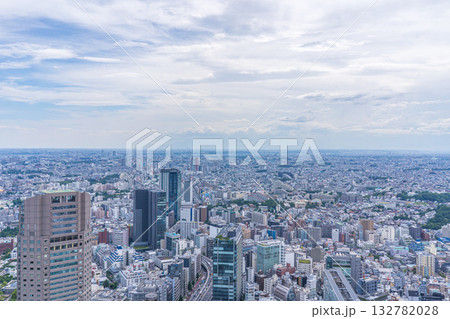 渋谷の展望台から見る日本の街並み 渋谷の展望台から見る日本の街並み 132782028