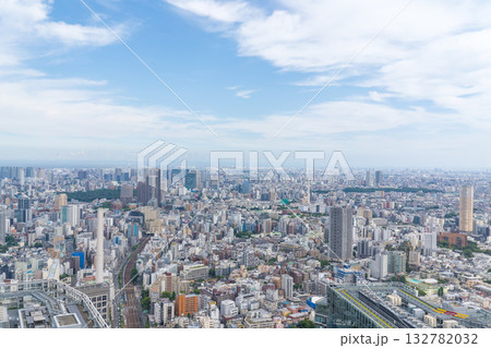 渋谷の展望台から見る日本の街並み 渋谷の展望台から見る日本の街並み 132782032